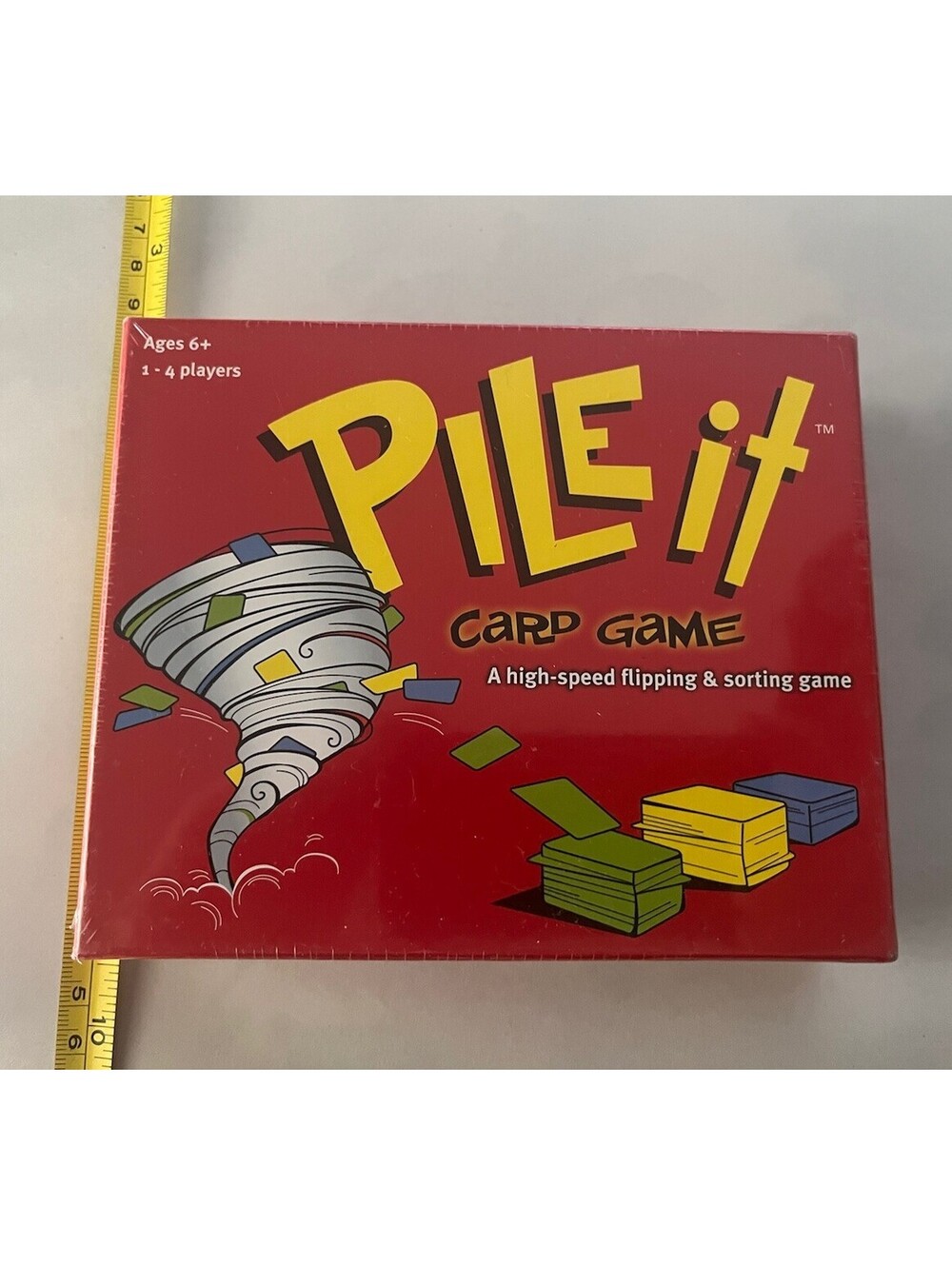 Fun Street New PILE IT high speed flipping sorting CARD GAME sealed 2007